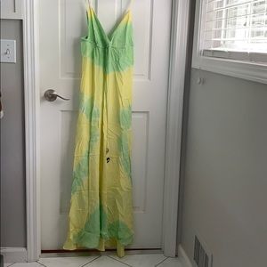 Gypsy 05 tie dye silk maxi dress